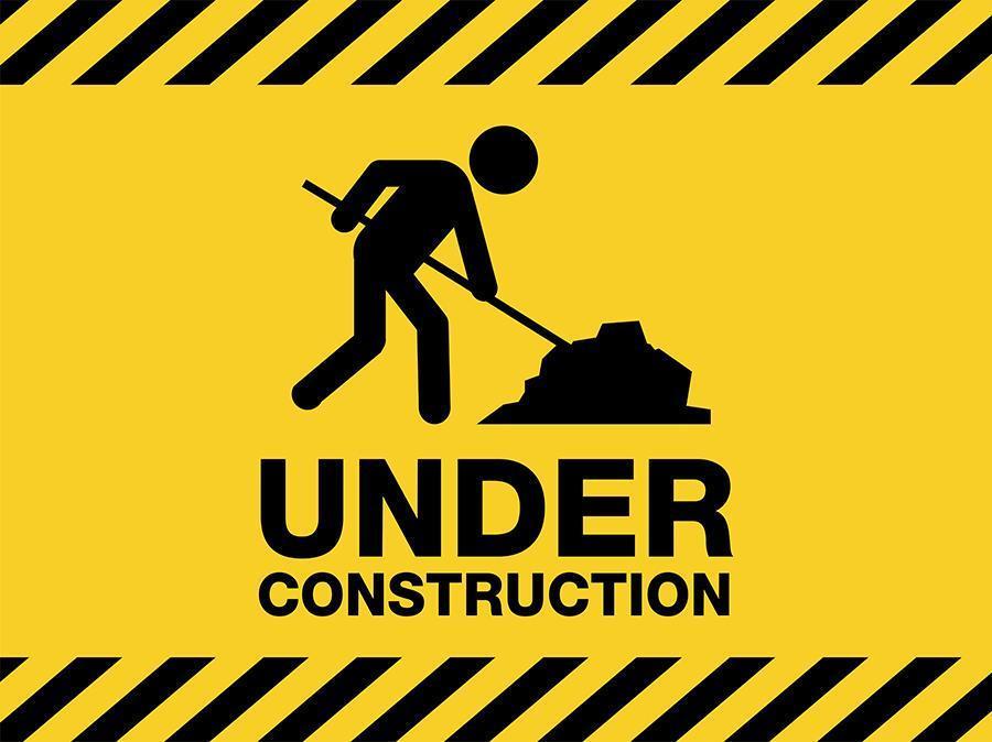 under construction